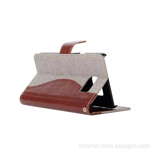 Flip stand pu leather case For samsung galaxy note 5 cover Protective case Cowboy series
